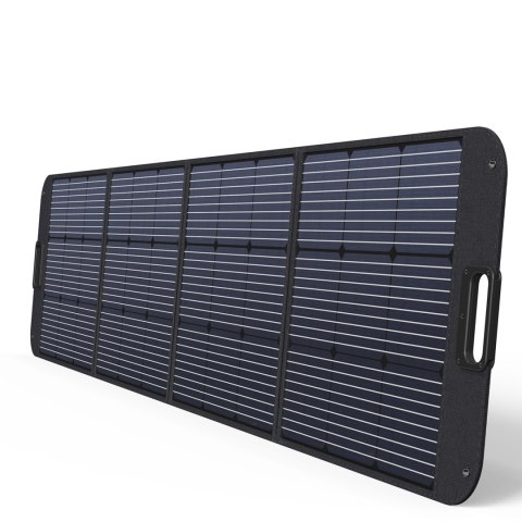 Ładowarka solarna soneczna 200W przenośny panel słoneczny czarny Ładowarka solarna soneczna 200W przenośny panel słoneczny czarny