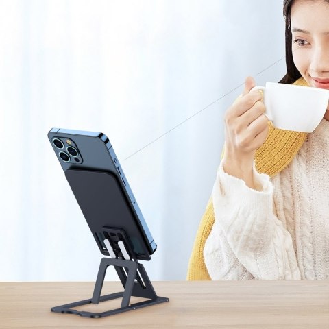 Podstawka składana na telefon smartfon tablet szary Podstawka składana na telefon smartfon tablet szary