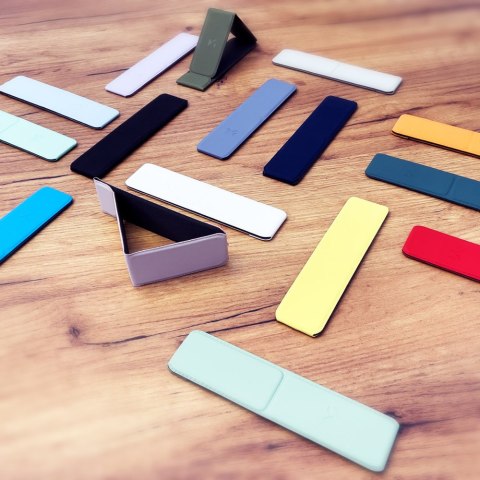 Uchwyt podstawka na telefon Grip Stand samoprzylepny pomarańczowy Uchwyt podstawka na telefon Grip Stand samoprzylepny pomarańczowy