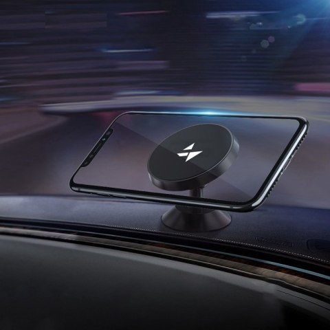 Uchwyt samochodowy na telefon na deskę rozdzielczą magnetyczny 360 czarny Uchwyt samochodowy na telefon na deskę rozdzielczą magnetyczny 360 czarny