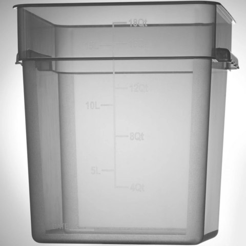 Pojemnik spożywczy do przechowywania żywności z podziałką 17.2 l 290 x 290 x 320 mm - Hendi 870952 Pojemnik spożywczy do przechowywania żywności z podziałką 17.2 l 290 x 290 x 320 mm - Hendi 870952