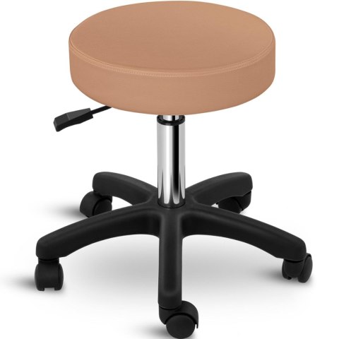 Taboret stołek kosmetyczny obrotowy na kółkach Physa AVERSA - cappucino Taboret stołek kosmetyczny obrotowy na kółkach Physa AVERSA - cappucino