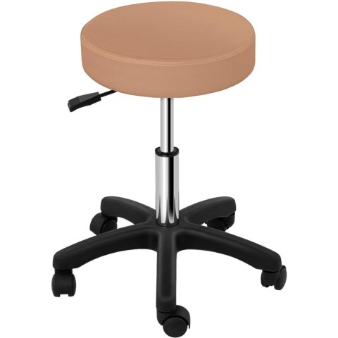Taboret stołek kosmetyczny obrotowy na kółkach Physa AVERSA - cappucino Taboret stołek kosmetyczny obrotowy na kółkach Physa AVERSA - cappucino