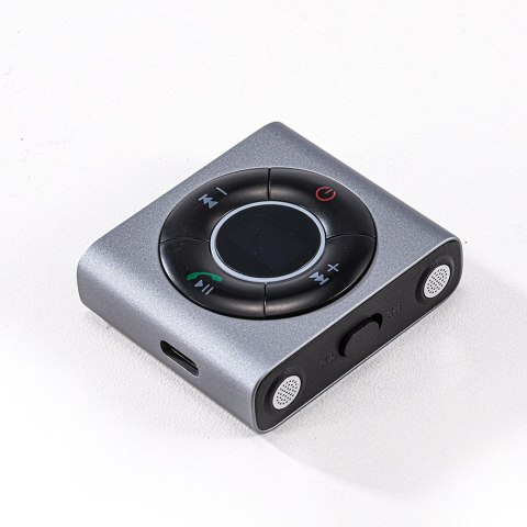 Transmiter audio Bluetooth AUX nadajnik-odbiornik do samochodu telewizora szary Transmiter audio Bluetooth AUX nadajnik-odbiornik do samochodu telewizora szary