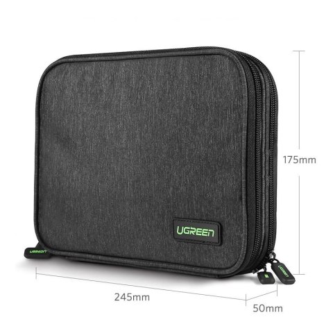 Etui pudełko na dysk twardy HDD SSD telefon kable akcesoria szary Etui pudełko na dysk twardy HDD SSD telefon kable akcesoria szary