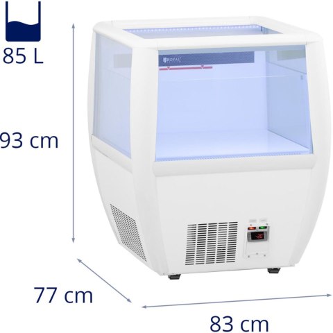Lodówka chłodziarka na napoje cateringowa otwarta na kółkach 85 l -2-10 C Lodówka chłodziarka na napoje cateringowa otwarta na kółkach 85 l -2-10 C