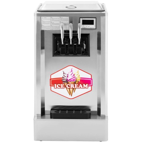 Maszyna automat do lodów włoskich 1550 W 23 l/h - 3 smaki Maszyna automat do lodów włoskich 1550 W 23 l/h - 3 smaki