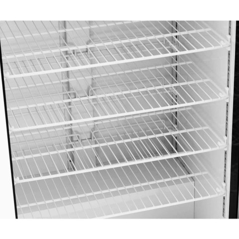 Szafa mroźnicza zamrażarka przeszklona 7 półek 580 l 492 W - biała Szafa mroźnicza zamrażarka przeszklona 7 półek 580 l 492 W - biała