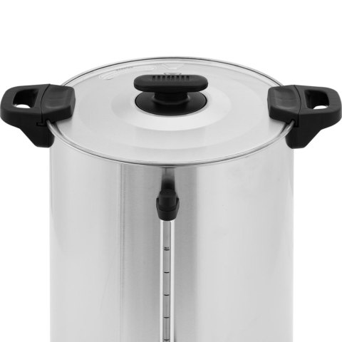 Zaparzacz do kawy herbaty z kranem 20 l 1650 W srebrny Zaparzacz do kawy herbaty z kranem 20 l 1650 W srebrny