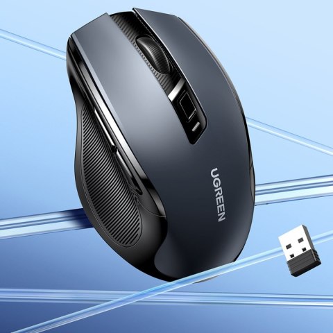 Ergonomiczna myszka bezprzewodowa optyczna USB 2.4GHz 4000DPI czarny Ergonomiczna myszka bezprzewodowa optyczna USB 2.4GHz 4000DPI czarny