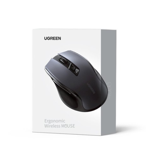 Ergonomiczna myszka bezprzewodowa optyczna USB 2.4GHz 4000DPI czarny Ergonomiczna myszka bezprzewodowa optyczna USB 2.4GHz 4000DPI czarny