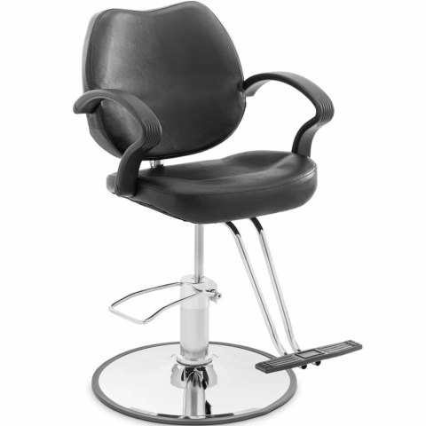 Fotel fryzjerski barberski kosmetyczny z podnóżkiem Physa GRAYS - czarny Fotel fryzjerski barberski kosmetyczny z podnóżkiem Physa GRAYS - czarny