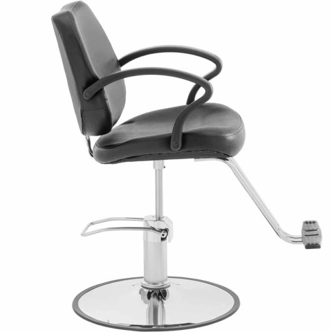 Fotel fryzjerski barberski kosmetyczny z podnóżkiem Physa GRAYS - czarny Fotel fryzjerski barberski kosmetyczny z podnóżkiem Physa GRAYS - czarny