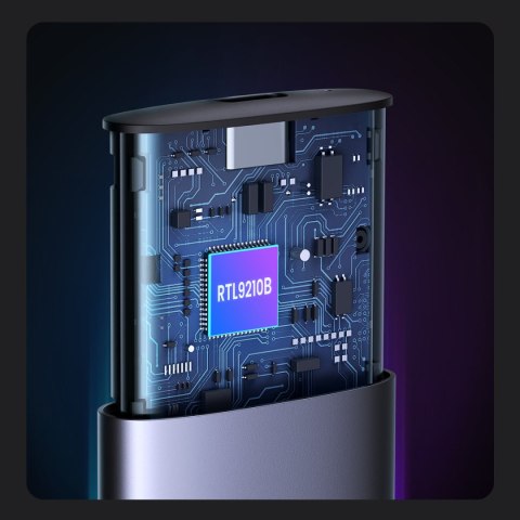 Kieszeń obudowa na dysk SSD M.2 USB 3.2 Gen 2 SuperSpeed USB 10Gbps szary Kieszeń obudowa na dysk SSD M.2 USB 3.2 Gen 2 SuperSpeed USB 10Gbps szary