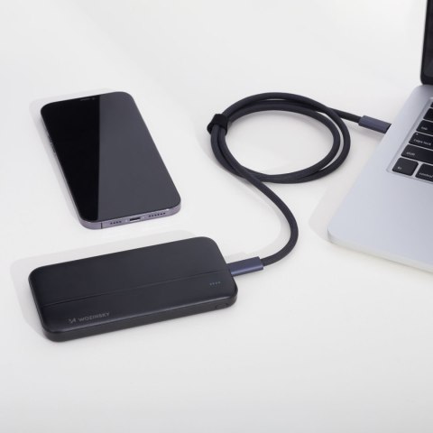Powerbank Li-Po 10000mAh 2xUSB czarny Powerbank Li-Po 10000mAh 2xUSB czarny