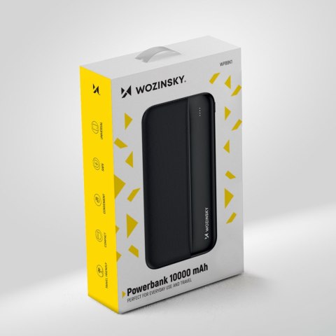 Powerbank Li-Po 10000mAh 2xUSB czarny Powerbank Li-Po 10000mAh 2xUSB czarny