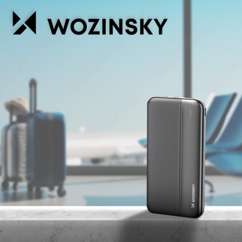 Powerbank Li-Po 10000mAh 2xUSB czarny Powerbank Li-Po 10000mAh 2xUSB czarny