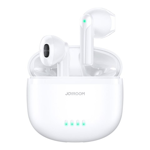 Słuchawki TWS bezprzewodowe ENC wodoodporne IPX4 Bluetooth 5.3 biały Słuchawki TWS bezprzewodowe ENC wodoodporne IPX4 Bluetooth 5.3 biały