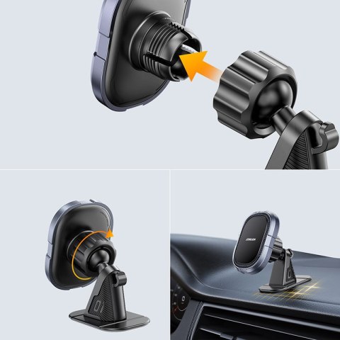 Uchwyt magnetyczny do telefonu na deskę rozdzielczą szary Uchwyt magnetyczny do telefonu na deskę rozdzielczą szary