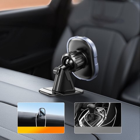 Uchwyt magnetyczny do telefonu na deskę rozdzielczą szary Uchwyt magnetyczny do telefonu na deskę rozdzielczą szary