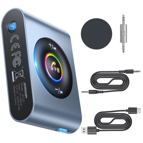 Zestaw głośnomówiący do portu AUX mini jack 3,5mm Bluetooth 5.3 Zestaw głośnomówiący do portu AUX mini jack 3,5mm Bluetooth 5.3