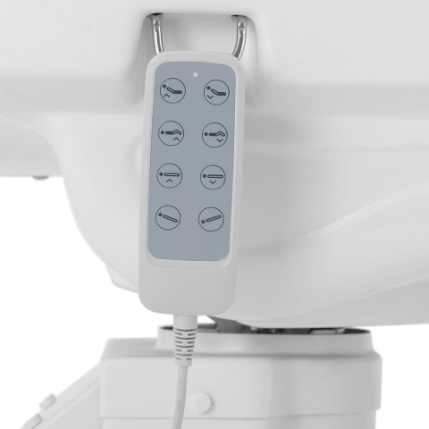 Fotel kosmetyczny do tatuażu masażu spa elektryczny GENOA - biały Fotel kosmetyczny do tatuażu masażu spa elektryczny GENOA - biały
