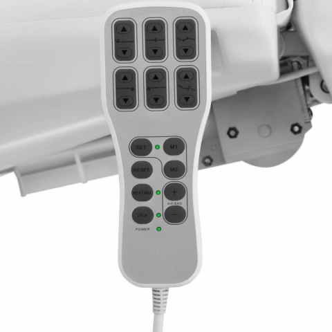 Fotel kosmetyczny podologiczny do tatuażu manicure spa elektryczny EQUITOS - biały Fotel kosmetyczny podologiczny do tatuażu manicure spa elektryczny EQUITOS - biały