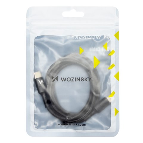 Kabel przewód USB-C Iphone Lightning Power Delivery 18W 2m czarny Kabel przewód USB-C Iphone Lightning Power Delivery 18W 2m czarny