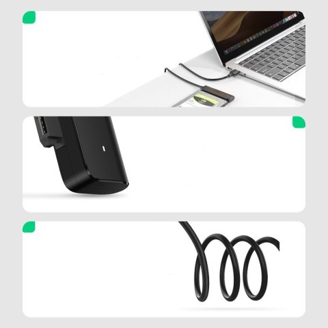 Adapter przejściówka dysku HDD SSD 2.5'' SATA III 3.0 na USB - czarny Adapter przejściówka dysku HDD SSD 2.5'' SATA III 3.0 na USB - czarny