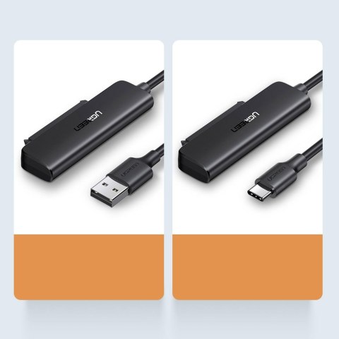 Adapter przejściówka dysku HDD SSD 2.5'' SATA III 3.0 na USB - czarny Adapter przejściówka dysku HDD SSD 2.5'' SATA III 3.0 na USB - czarny