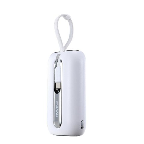 Powerbank 10000mAh Colorful Series 22.5W z kablami USB-C i Iphone Lightning biały Powerbank 10000mAh Colorful Series 22.5W z kablami USB-C i Iphone Lightning biały