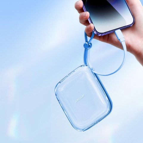 Powerbank 10000mAh Jelly Series 22.5W kabel Iphone Lightning niebieski Powerbank 10000mAh Jelly Series 22.5W kabel Iphone Lightning niebieski