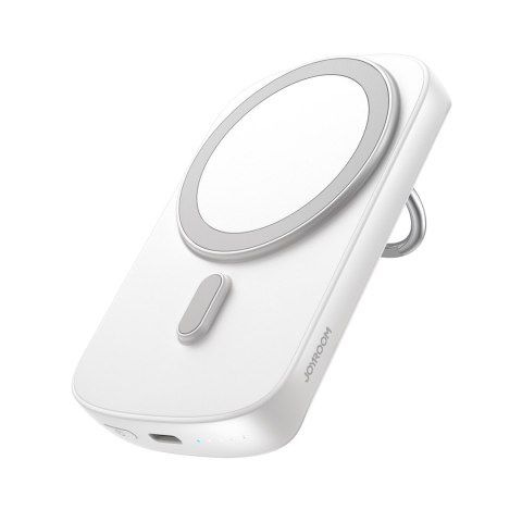 Powerbank z ładowarką indukcyjną ring z podstawką do6000mAh 20W biały Powerbank z ładowarką indukcyjną ring z podstawką do6000mAh 20W biały