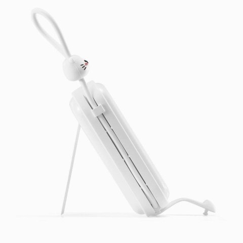 Powerbank z podstawką kabel USB-C i Iphone Lightning Cutie Series 10000mAh 22.5W biały Powerbank z podstawką kabel USB-C i Iphone Lightning Cutie Series 10000mAh 22.5W biały