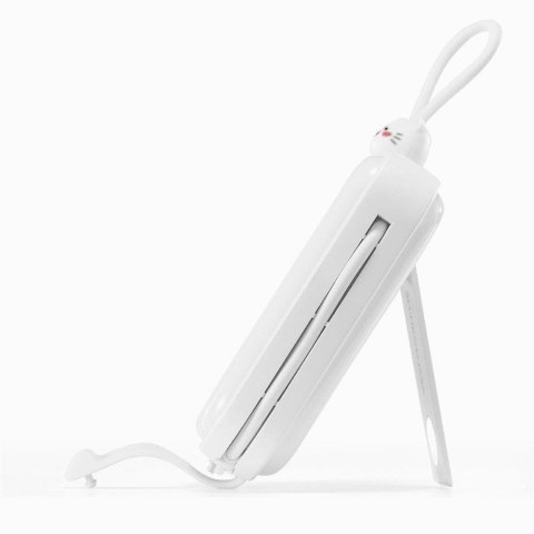 Powerbank z podstawką kabel USB-C i Iphone Lightning Cutie Series 10000mAh 22.5W biały Powerbank z podstawką kabel USB-C i Iphone Lightning Cutie Series 10000mAh 22.5W biały