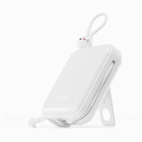 Powerbank z podstawką kabel USB-C i Iphone Lightning Cutie Series 10000mAh 22.5W biały Powerbank z podstawką kabel USB-C i Iphone Lightning Cutie Series 10000mAh 22.5W biały