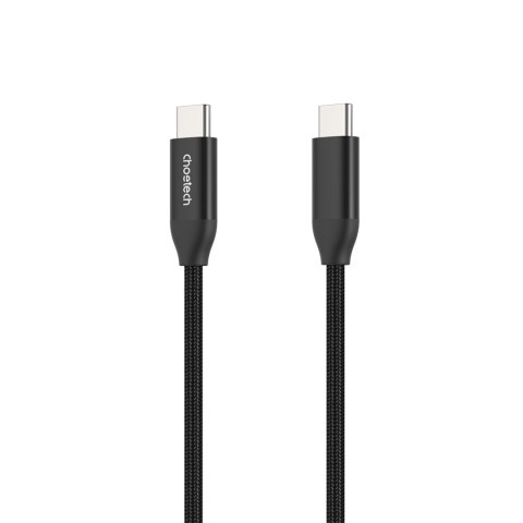 Kabel przewód do ładowania i transmisji danych USB-C 1m - czarny Kabel przewód do ładowania i transmisji danych USB-C 1m - czarny