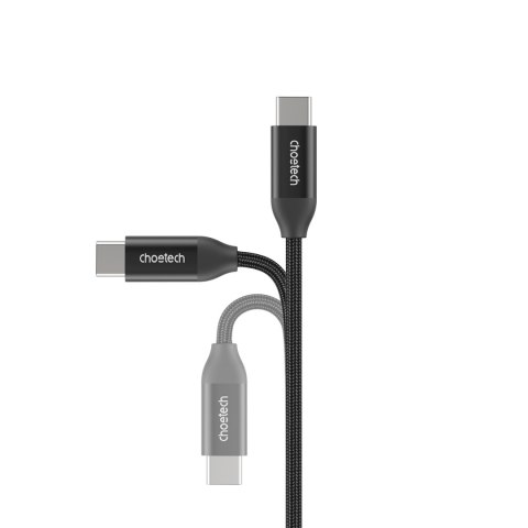 Kabel przewód do ładowania i transmisji danych USB-C 1m - czarny Kabel przewód do ładowania i transmisji danych USB-C 1m - czarny