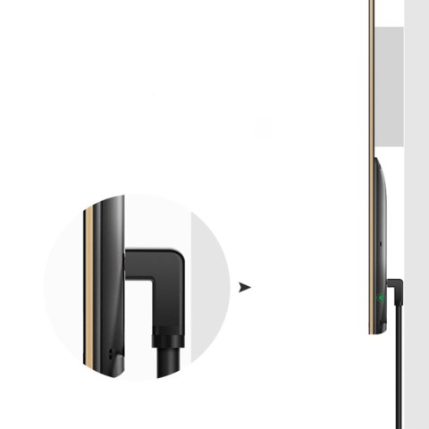 Kabel przewód kątowy 90deg; HDMI 4K 30Hz 1m - czarny Kabel przewód kątowy 90deg; HDMI 4K 30Hz 1m - czarny
