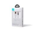 Kabel przewód z inteligentnym wyłącznikiem USB-A - iPhone Lightning 1.2m - biały