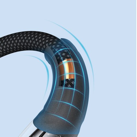 Kabel przewód z inteligentnym wyłącznikiem USB-C - iPhone Lightning 1.2m - czarny Kabel przewód z inteligentnym wyłącznikiem USB-C - iPhone Lightning 1.2m - czarny