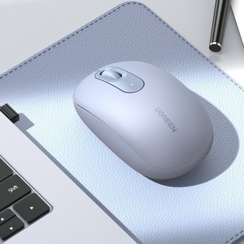 Myszka bezprzewodowa USB 2.4GHz Ugreen MU105 - niebieska Myszka bezprzewodowa USB 2.4GHz Ugreen MU105 - niebieska