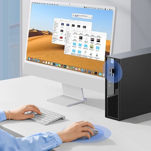 Myszka bezprzewodowa USB 2.4GHz Ugreen MU105 - szara Myszka bezprzewodowa USB 2.4GHz Ugreen MU105 - szara