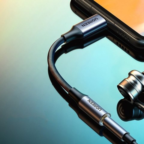 Przejściówka do słuchawek USB-C na 3.5mm Mini Jack 10cm - czarny Przejściówka do słuchawek USB-C na 3.5mm Mini Jack 10cm - czarny