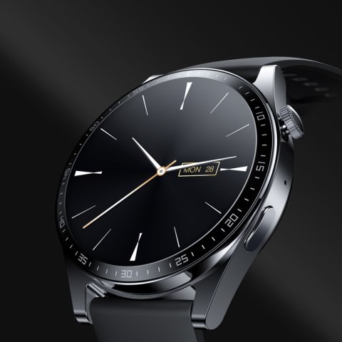 Smartwatch JR-FC2 Classic Series z funkcją odbierania połączeń - czarny Smartwatch JR-FC2 Classic Series z funkcją odbierania połączeń - czarny