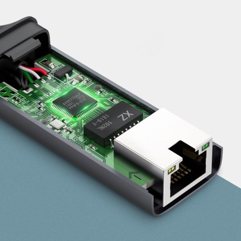 Zewnętrzna karta sieciowa LAN RJ45 - USB-C 1 Gigabit Ethernet - szary Zewnętrzna karta sieciowa LAN RJ45 - USB-C 1 Gigabit Ethernet - szary