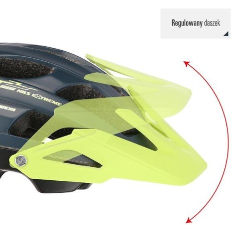 MTW208 GRANATOWO-ZIELONY ROZM. L (55-61CM) KASK NILS EXTREME MTW208 GRANATOWO-ZIELONY ROZM. L (55-61CM) KASK NILS EXTREME