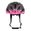 MTW291 CZARNO-różowy ROZM. L (55-61CM) KASK NILS EXTREME