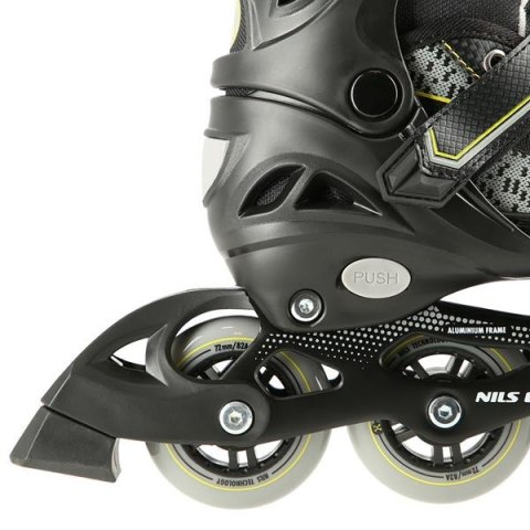 NA14198 CZARNO-ŻÓŁTY ROZM. L (39-42) ŁYŻWOROLKI NILS EXTREME NA14198 CZARNO-ŻÓŁTY ROZM. L (39-42) ŁYŻWOROLKI NILS EXTREME