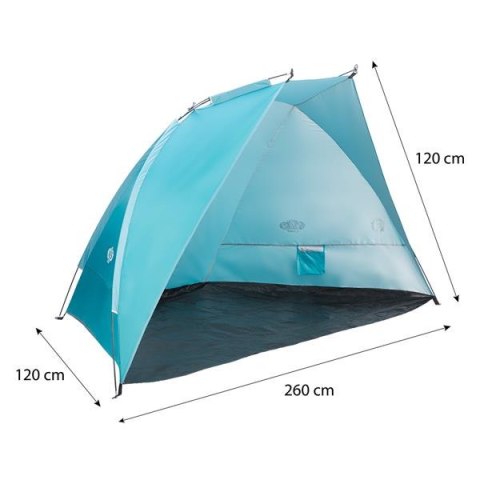 NC8030 TURKUSOWY NAMIOT PLAŻOWY 260X120X120 CM NILS CAMP NC8030 TURKUSOWY NAMIOT PLAŻOWY 260X120X120 CM NILS CAMP